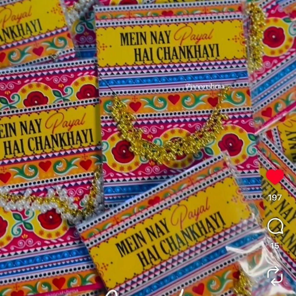 WEDDING FAVOR ANKLETS MEHNDI HALDI MAYOON SANGEET PAKISTANI INDIAN HANDMADE - Picture 7 of 7